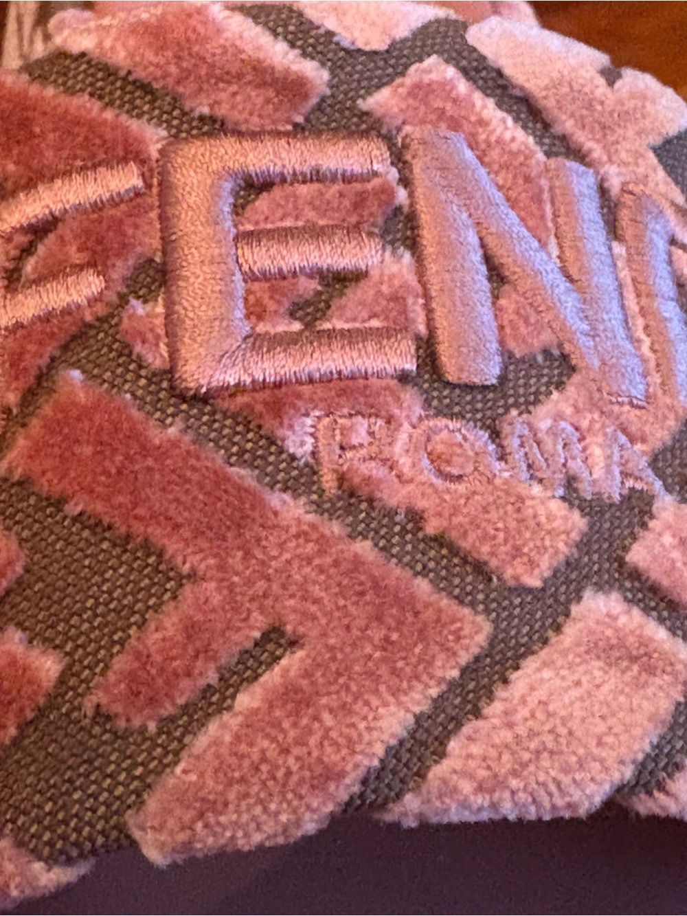 Fendi Sunshine FF Chenille Jacquard Platform Sandals, NEW - Picture 5 of 13
